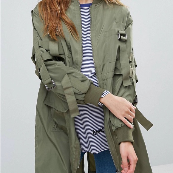 ASOS Jackets & Blazers - ASOS Raincoat Hunter Green